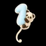 ぷっくり3D★パンダの誕生日