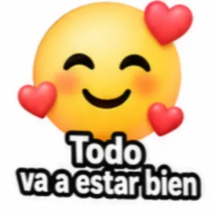 Todo va a estar bien - getsticker.com
