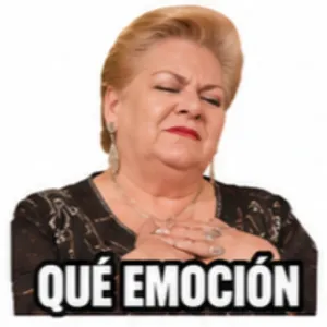 QUÉ EMOCIÓN - getsticker.com