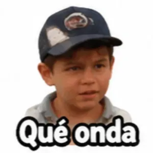 Qué onda - getsticker.com