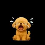 毎日使える【挨拶★返事】トイプードル