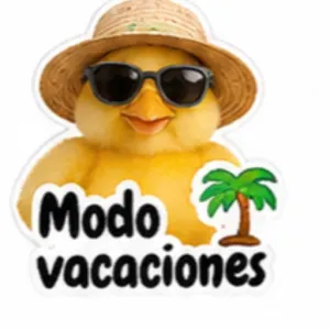 Modo vacaciones - getsticker.com