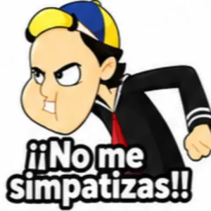 ¡¡No me simpatizas!! - getsticker.com