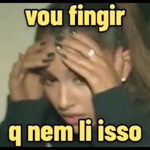 vou fingir q nem li isso - getsticker.com