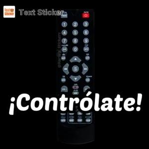¡Contrólate! - getsticker.com