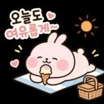 분홍토끼의 포근한 하루일상