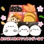 シマエナガ親子の春夏秋冬いつでもスタンプ