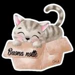 Con affetto vi saluto E vado a letto. Buonanotte