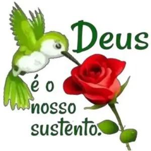 Deus é o nosso sustento. - getsticker.com