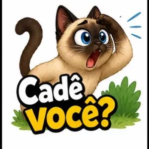 Cadê você? - getsticker.com