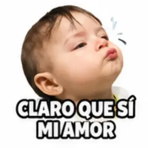 CLARO QUE SÍ MI AMOR - getsticker.com