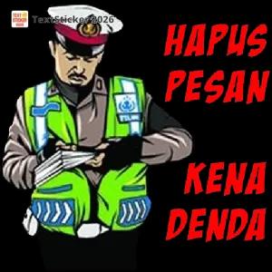 HAPUS PESAN KENA DENDA - getsticker.com