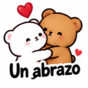 Un abrazo - getsticker.com