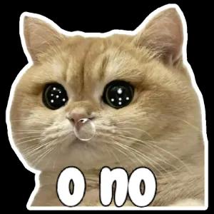 O no - getsticker.com