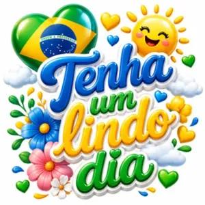 Tenha um lindo dia - getsticker.com