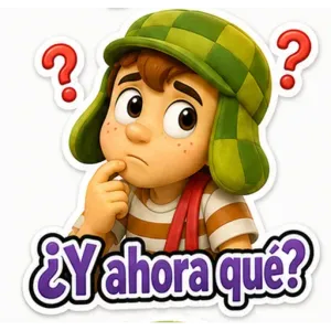 ¿Y ahora qué? - getsticker.com