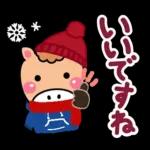 やさしい馬の冬の日常会話と年末年始