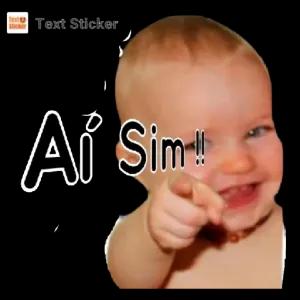 Ai Sim!! - getsticker.com