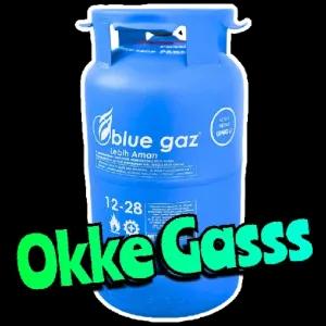blue gaz, Okke Gassss, LEBIH AMAN, SEGER UNGU, 12-28 - getsticker.com