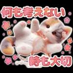 三毛猫のネガティブスタンプ