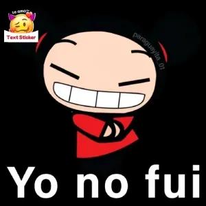 Yo no fui - getsticker.com