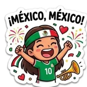 ¡MÉXICO, MÉXICO! - getsticker.com