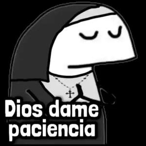 Dios dame paciencia - getsticker.com