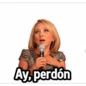 Ay, perdón - getsticker.com