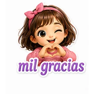 mil gracias - getsticker.com