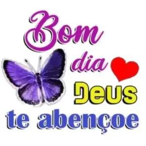 Bom dia Deus te abençoe - getsticker.com