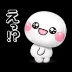 ぷくつやシール風♡ず～っと使えるお返事