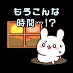 連絡白うさちゃん