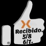 Recibido. 5/8 6/7.