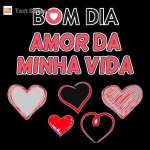 BOM DIA AMOR DA MINHA VIDA - getsticker.com