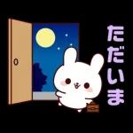 連絡白うさちゃん