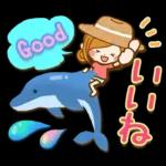 素敵な夏の日常スタンプ～ほのぼのカノジョ