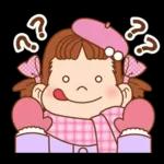 ペコちゃん☆冬のスタンプ