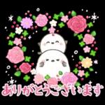 シマエナガ親子の春夏秋冬いつでもスタンプ