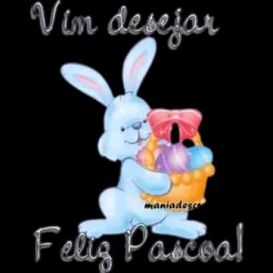 Vim desejar Feliz Páscoa! - getsticker.com