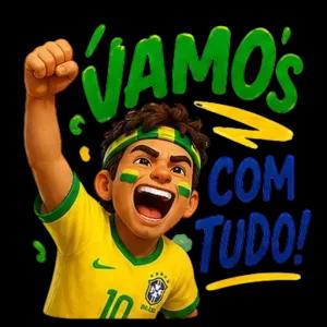VAMOS COM TUDO! - getsticker.com