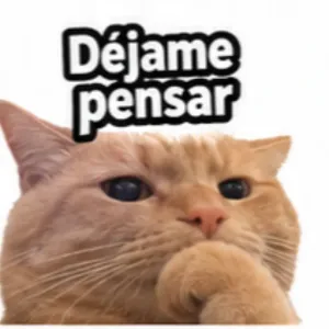 Déjame pensar - getsticker.com