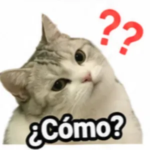 ¿Cómo?? - getsticker.com