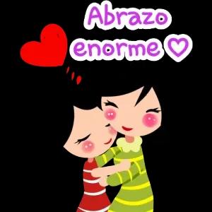Abrazo enorme - getsticker.com