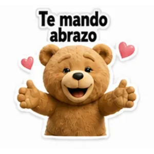 Te mando abrazo - getsticker.com