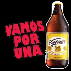 VAMOS POR UNA, Victoria, CERVECERIA MODELO, S.A. DE C.V., CONT. NET. 1.2 L - getsticker.com