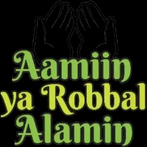 Aamiin Ya Robbal Alamin - getsticker.com