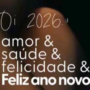 Oi 2026. amor & saúde & felicidade & Feliz ano novo - getsticker.com