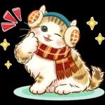 ちっちゃい猫のあけおめスタンプ(再販)