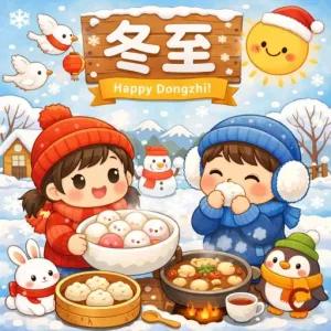 Happy Dongzhi! - getsticker.com