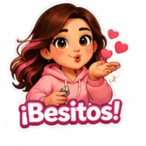 ¡Besitos! - getsticker.com